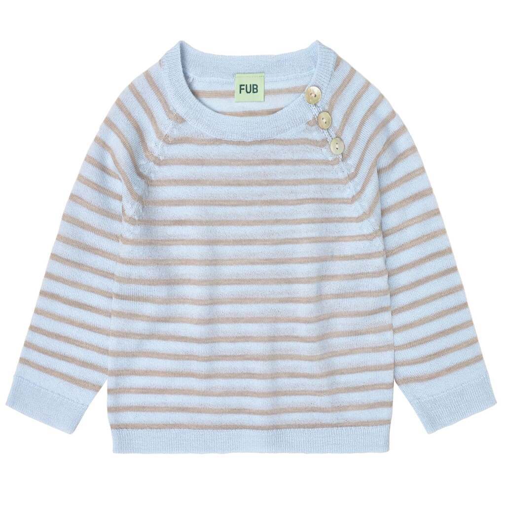 Baby Bluse, Baby Blue/Oat Melange, FUB