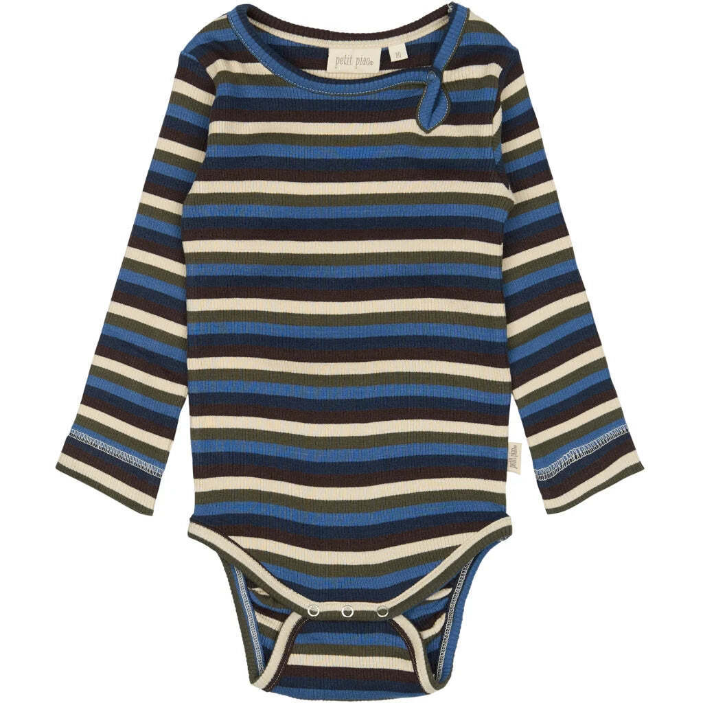 Body Modal Multi Stripe, True Navy, Petit Piao
