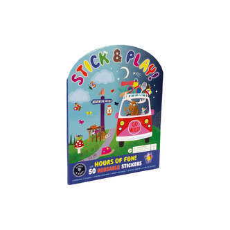 Klistermærkebog, Adventure, Genanvendelige Klistermærker, Floss & Rock