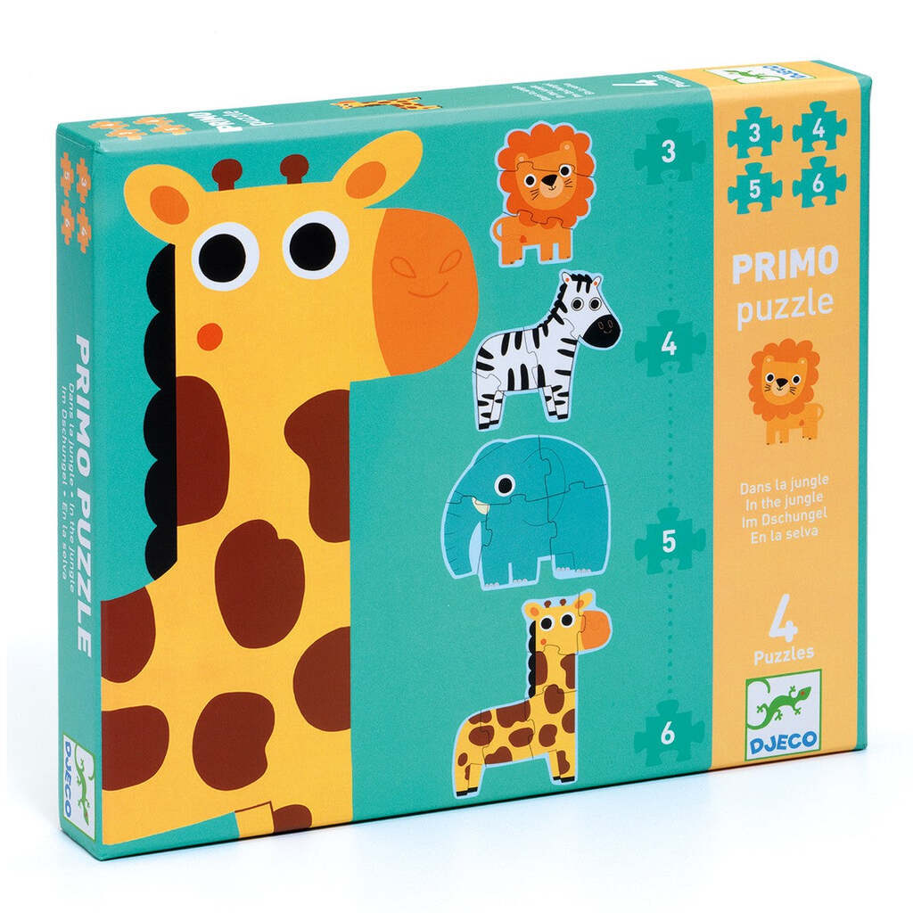 Puslespil, I Junglen, Djeco