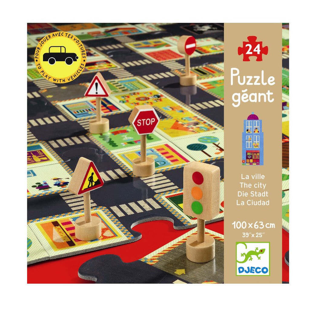 Kæmpe Puslespil, Byen, 24 brikker