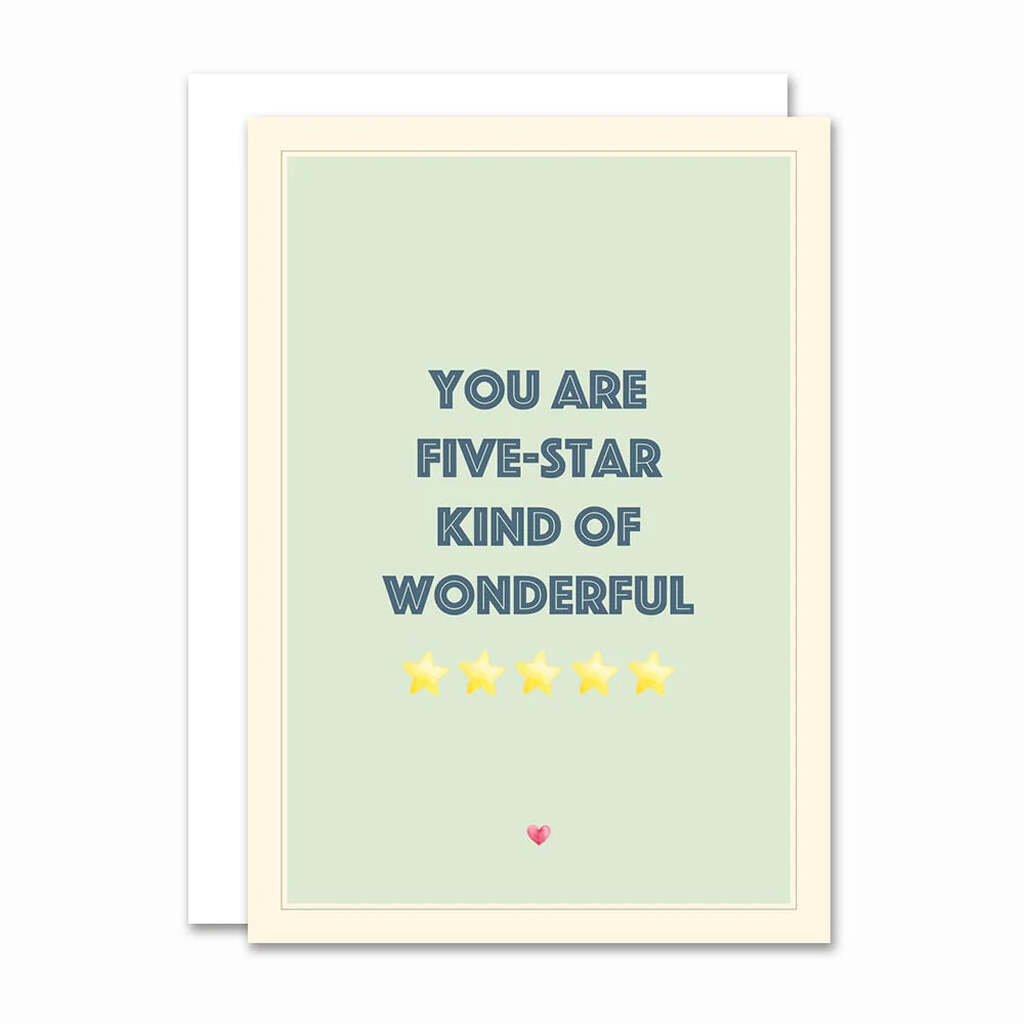 Five Star, A6 Kort m. Kuvert, All By Voss