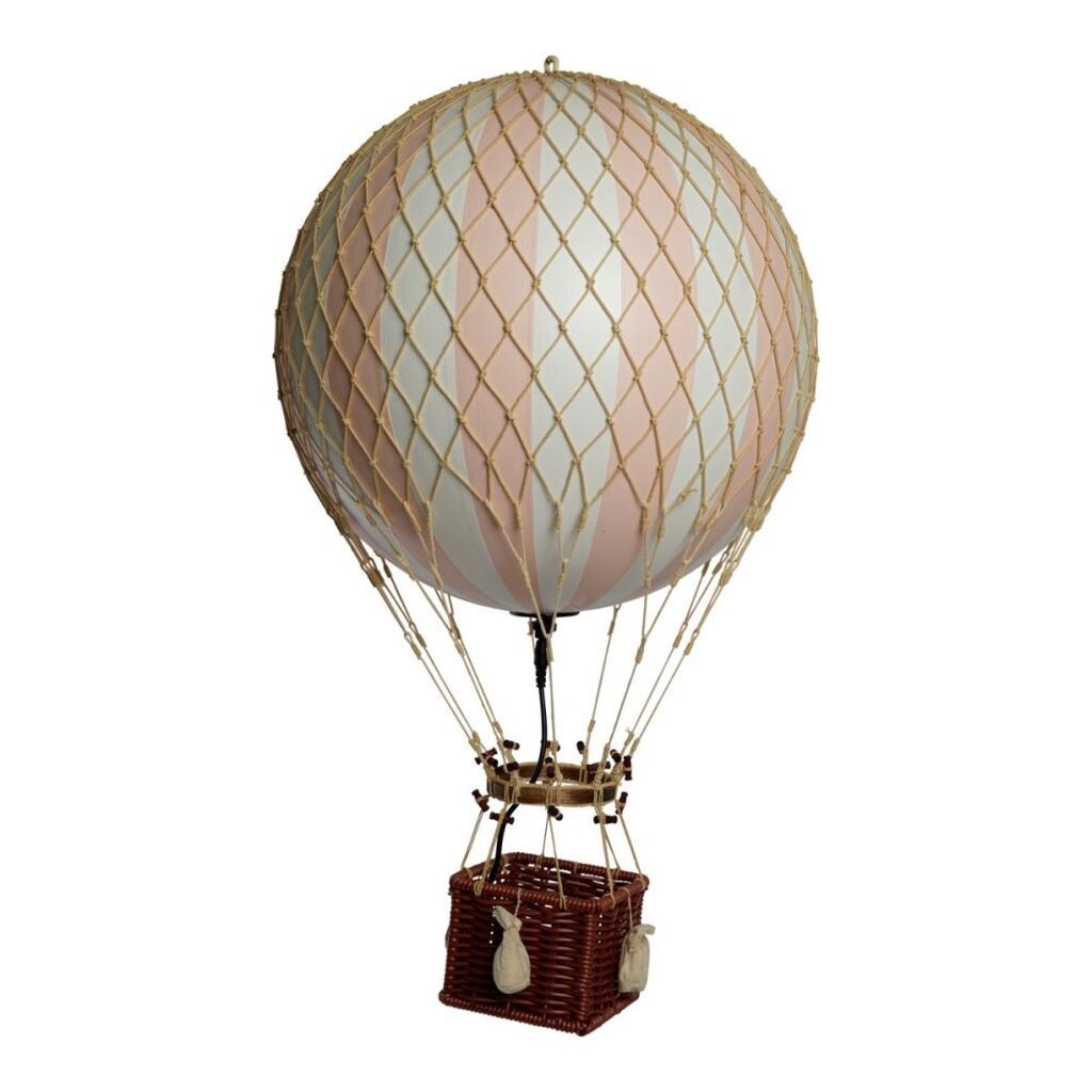 Luftballon Light Pink LED Lys, 32 cm. Royal Aero, Authentic Models