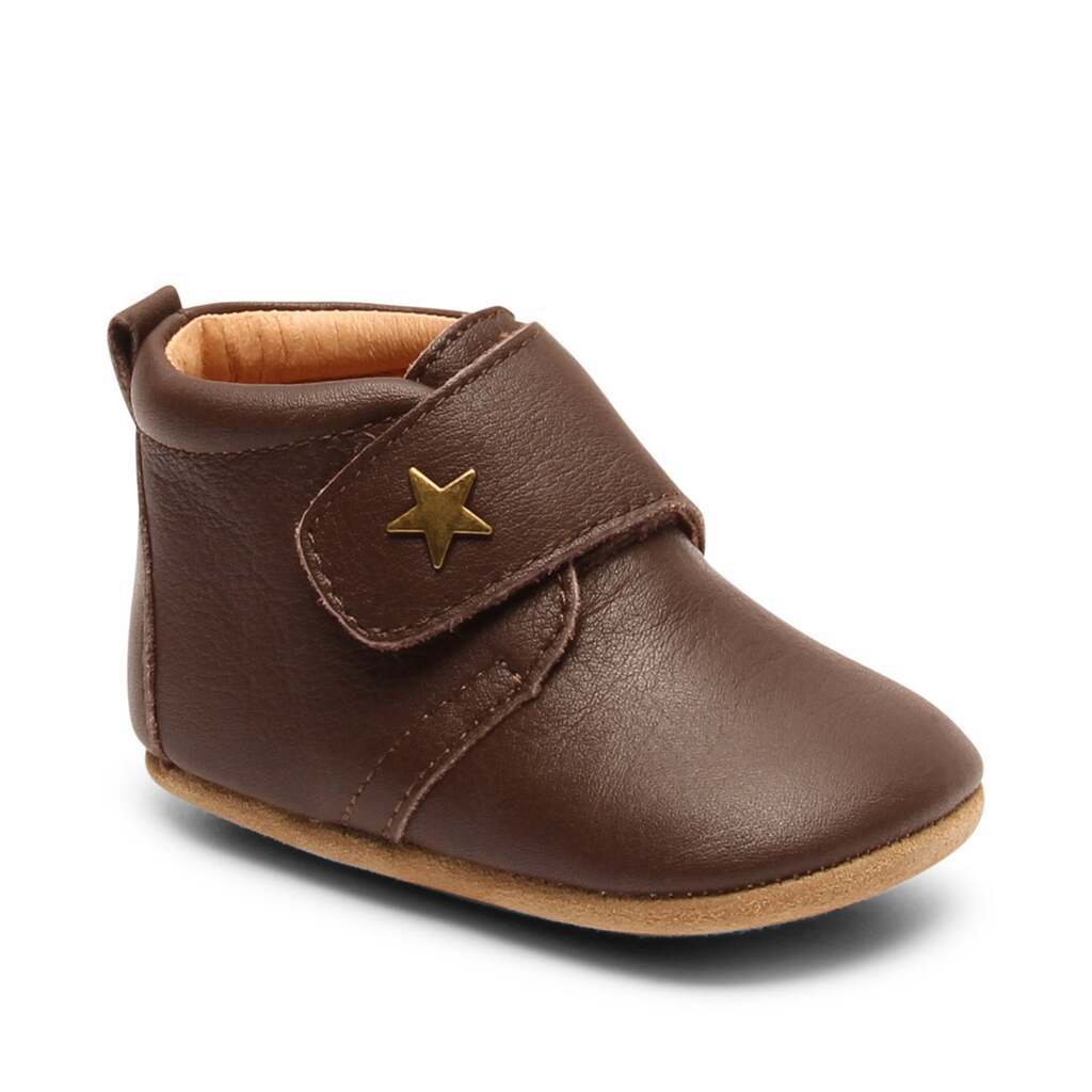 Baby star hjemmesko, Brown, Bisgaard