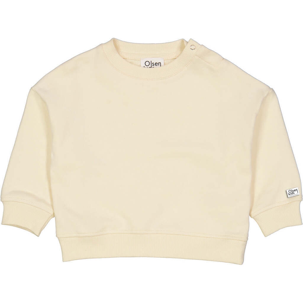 Sweatshirt, Ecru, Olsen kids X by Green Cotton