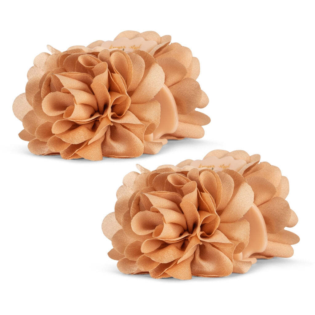 Blomster Hårspænde, 2-pak, Brazilian Sand, Konges Sløjd
