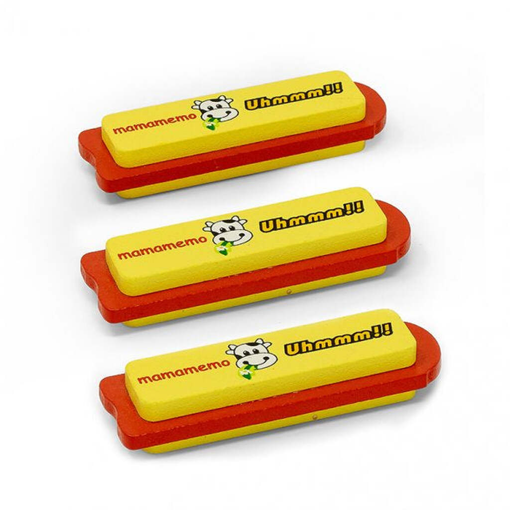 Oste Stænger, 3stk i Træ, MaMaMeMo