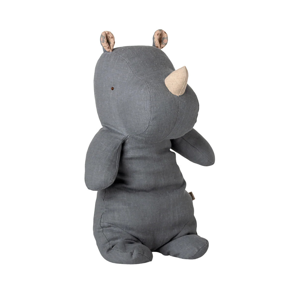 Safari friends, Næsehorn, Medium - Støvet blå, Maileg
