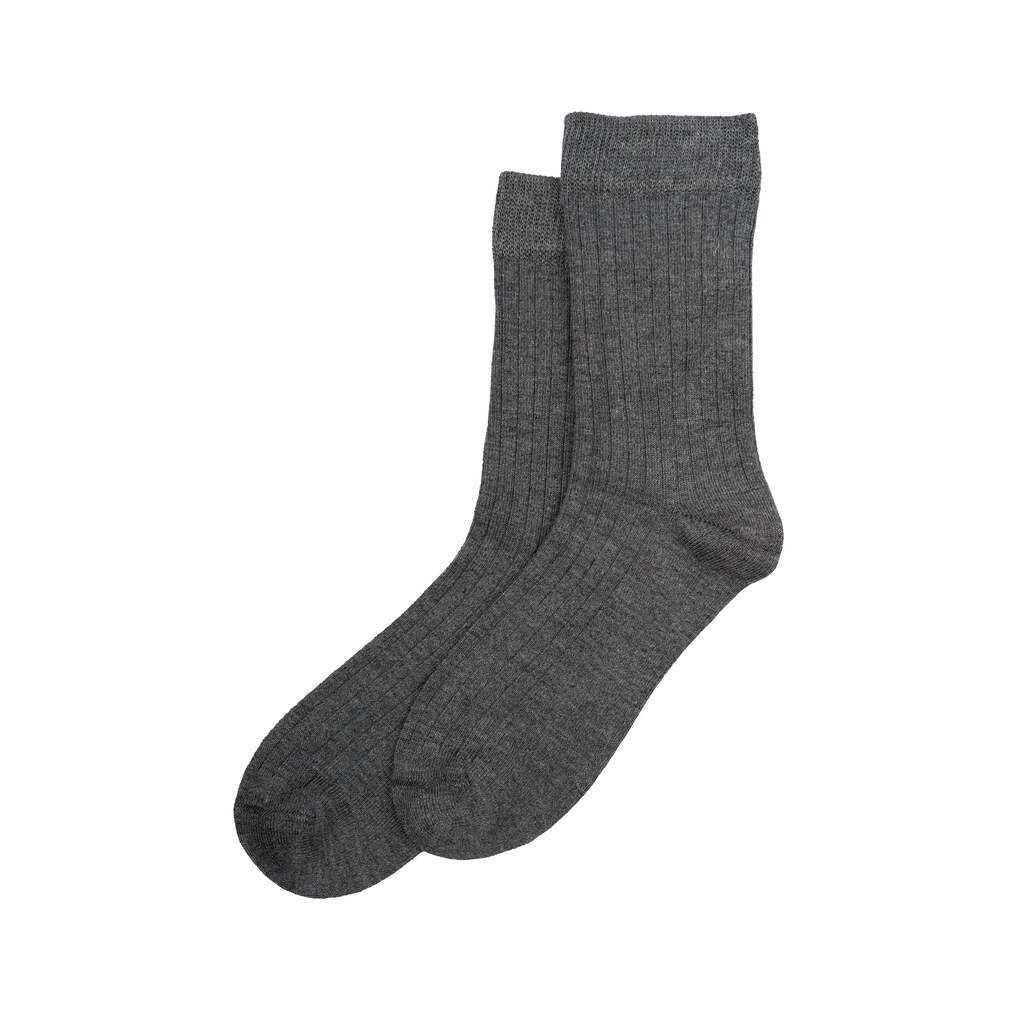 Bambus Sokker, Dark Gray Melange, Minipop