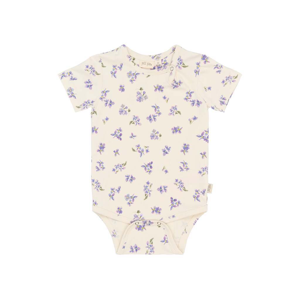 Body m. korte ærmer, Eggnog Viola, Petit Piao