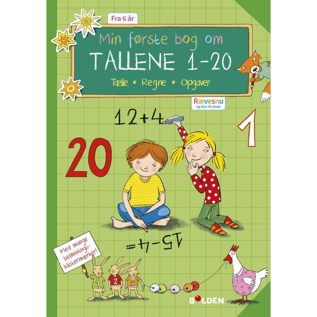 Min Første Bog om Tallene 1-20, Rævesnu, Forlaget Bolden