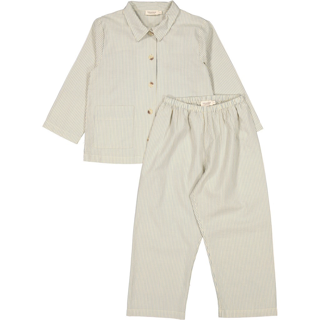 Pyjamas, Blue Stone Stripe, MarMar