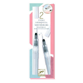 2 Pensler med Vandbeholder, Djeco