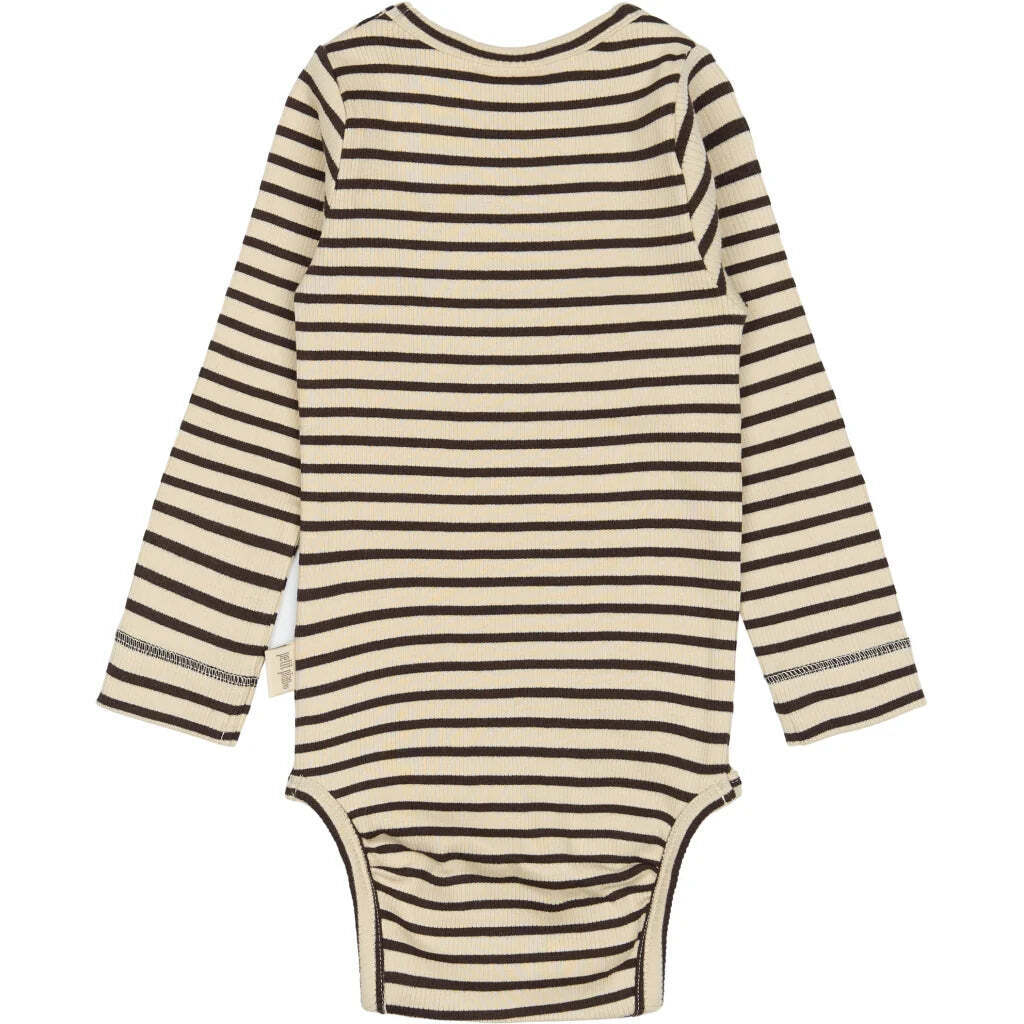 Body Modal Stripe, Green Leaf/Off White, Petit Piao