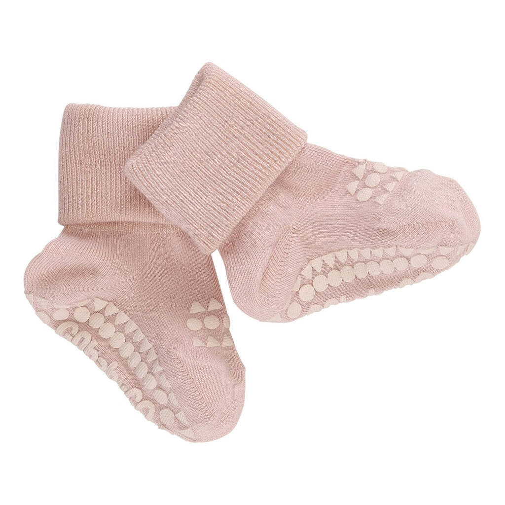 Kravlestrømper Bambus, Soft Pink, GoBabyGo