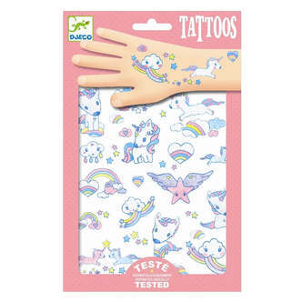 Tattoos, Enhjørninger, Djeco