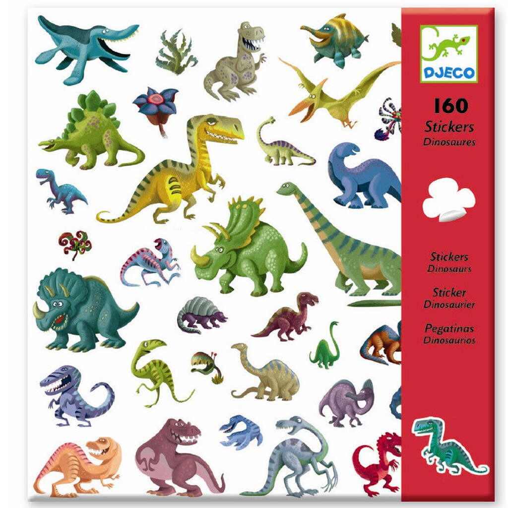 Klistermærker, Dinosaurer, Djeco