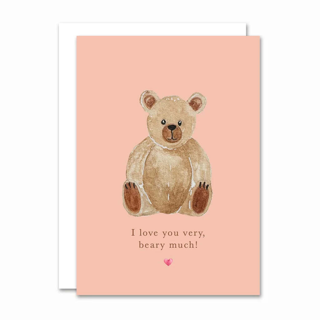 Bamse, A7 Kort m. Kuvert, All By Voss