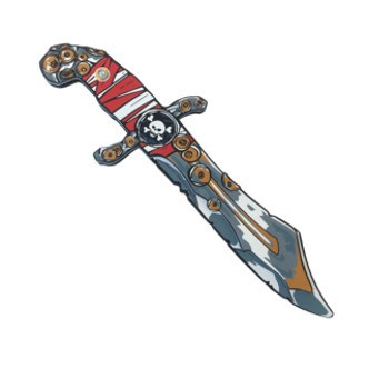 Piratkniv, Pirate Red Stribe, Liontouch