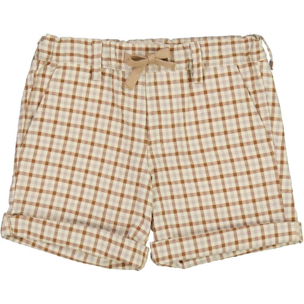 Holger Shorts, Golden Dove Check, Wheat
