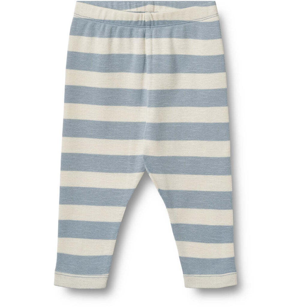 Silas Jersey Bukser, Calm Blue Stripe, Wheat
