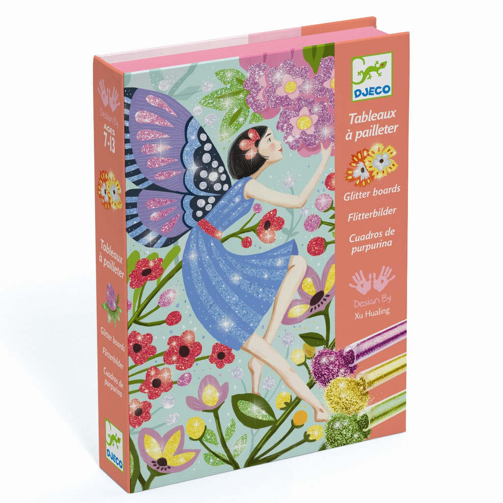 Kreativ Æske, Glitterkort Feer, Djeco