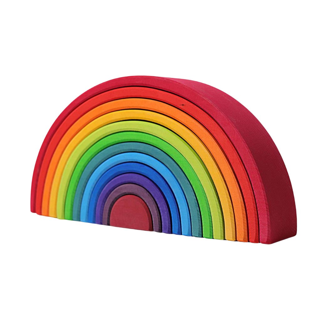 Stor Regnbue i Træ, 12 Buer, Grimms