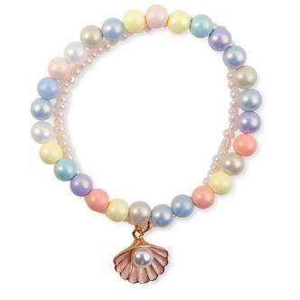 Boutique Pastel Shell Armbånd, Great Pretenders