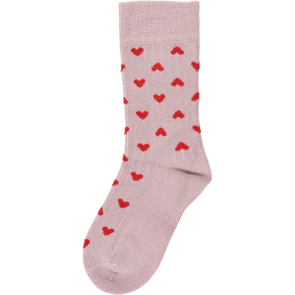 Hjerte Bambus Sokker, Rose Heart, Minipop