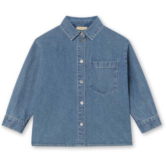 Don Skjorte, Light Denim Blue, Fliink
