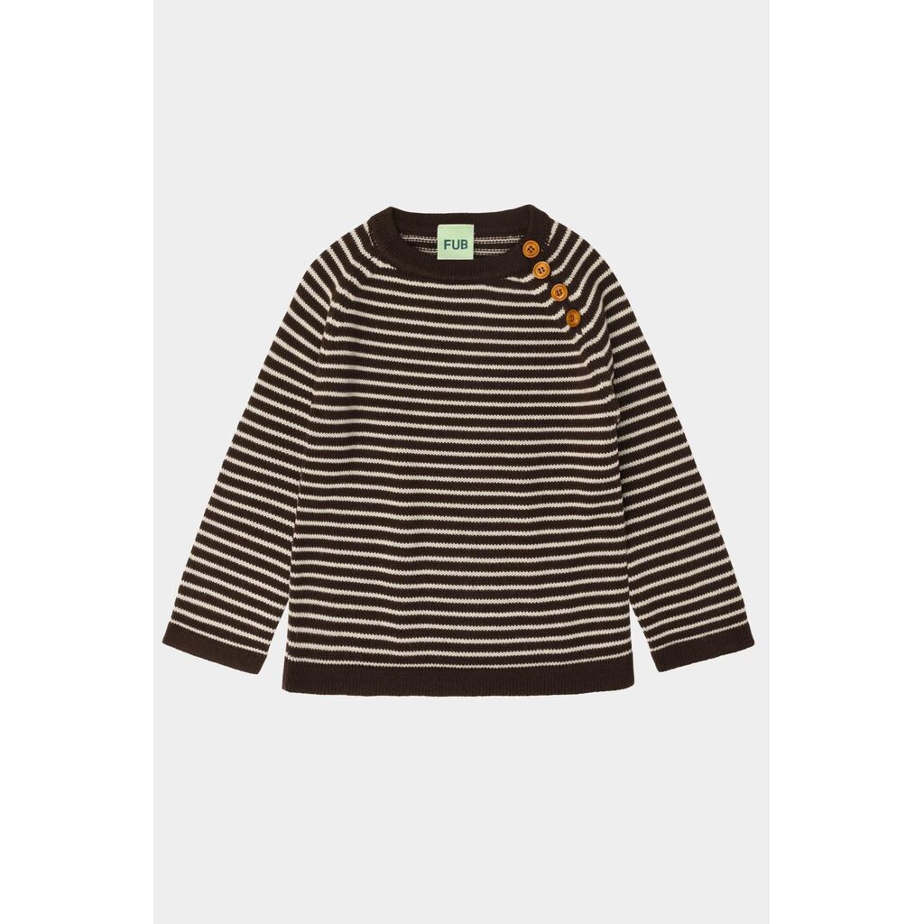 Sweater, Mocca/Ecru, FUB