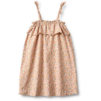 Anine Kjole, Jersey, Multi Flowers, Wheat