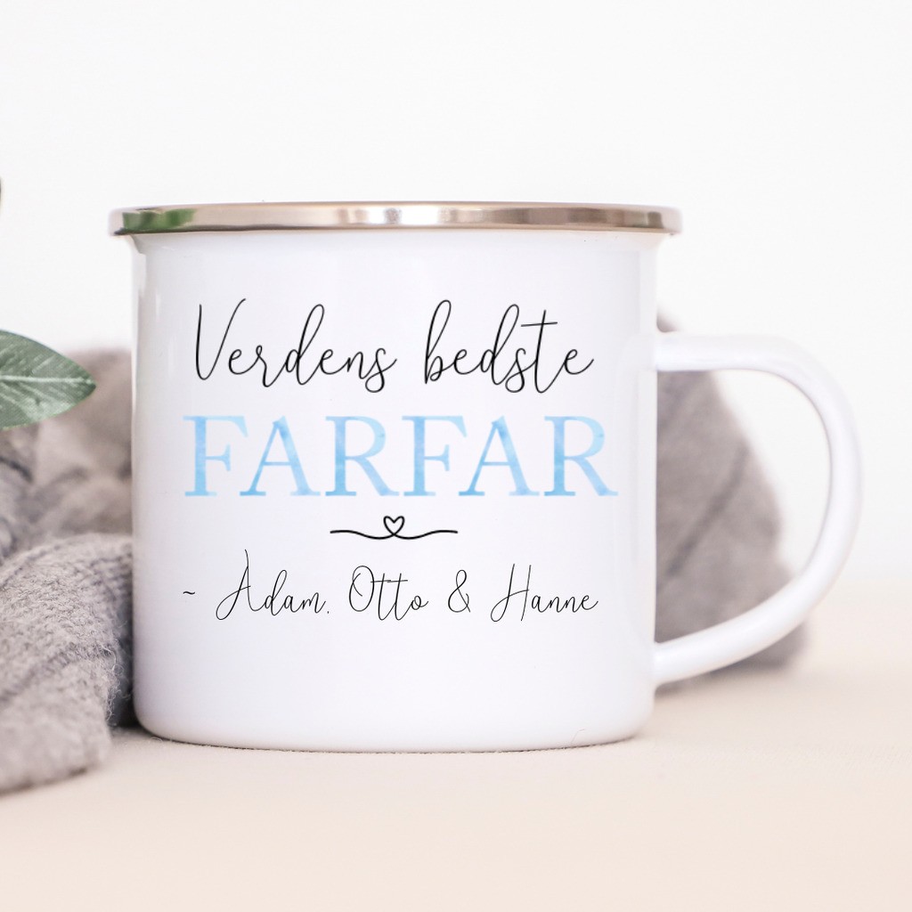 Kop med eget navn (Farfar kop)