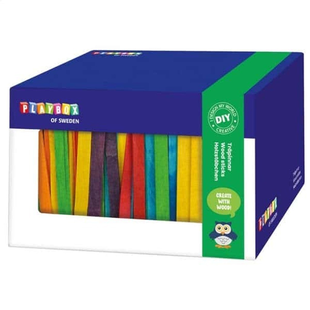 Hobby ispinde farvede  boks med 1000 stk.