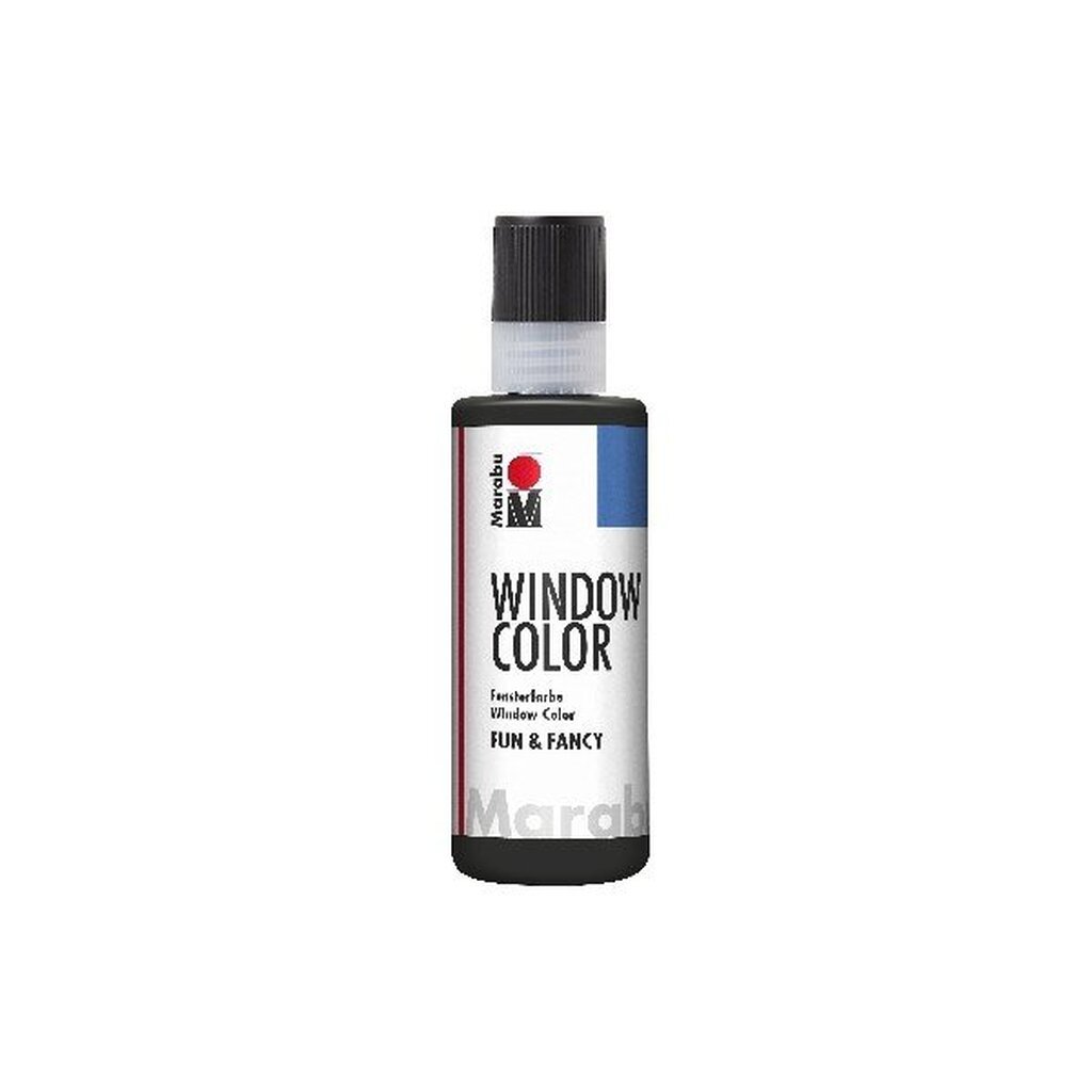 Vinduesmaling - SORT kontur - 80 ml.