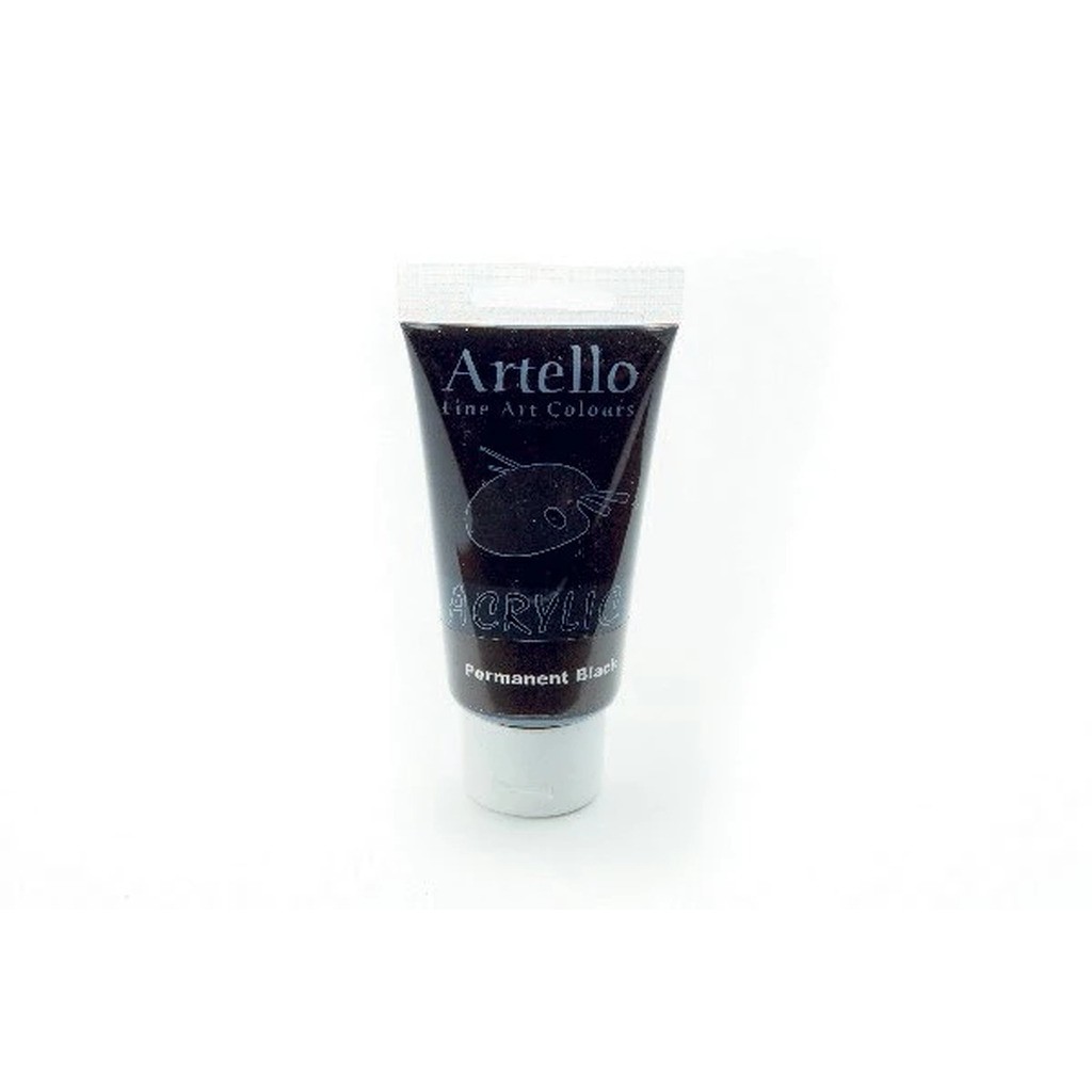 Artello Akrylmaling Sort - 75 ml.