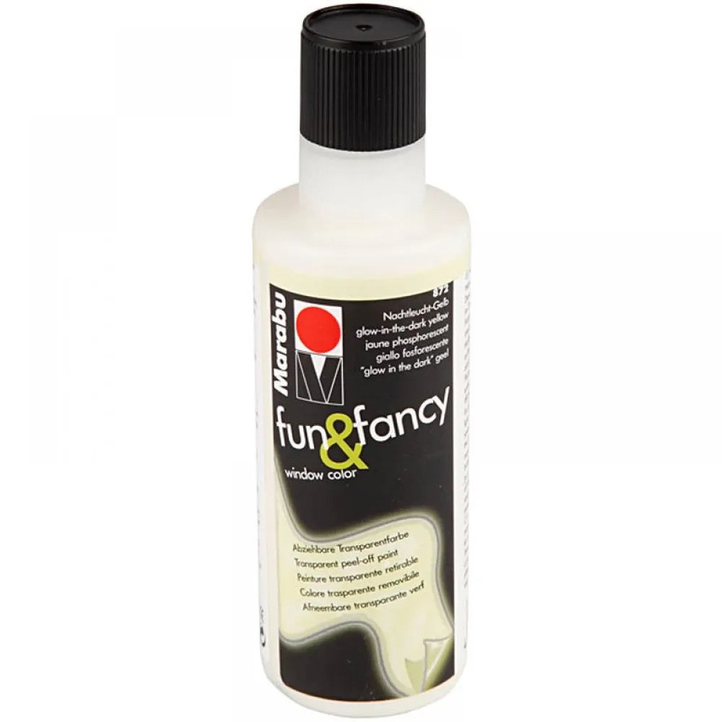 Selvlysende maling - Vinduesmaling - 80 ml.