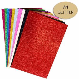 Skumplader - Glimmer - 10 stk.