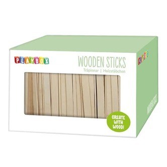 Hobby ispinde natur  boks med 1000 stk.