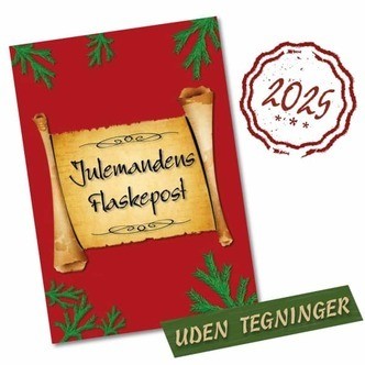 Julemandens Flaskepost 2025 - nissebreve til 1 BARN