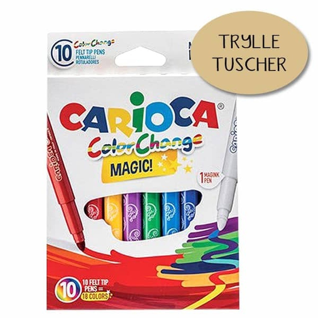 Carioca TRYLLE tuscher - 10 stk.