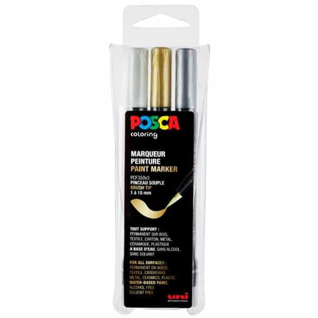 Posca Pcf-350 sæt - 3-Pak