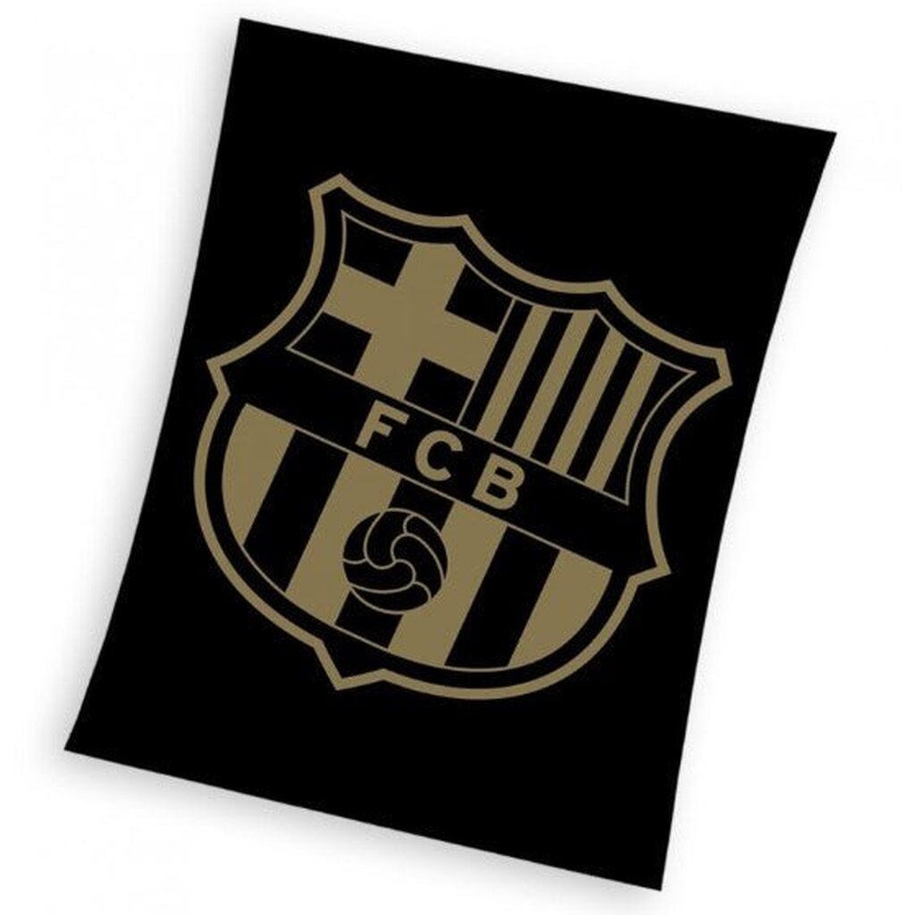 FC Barcelona fleece tæppe - 130x160 cm.