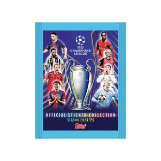 Topps Champions League Stickers - Booster Pack (6 klistermærker)