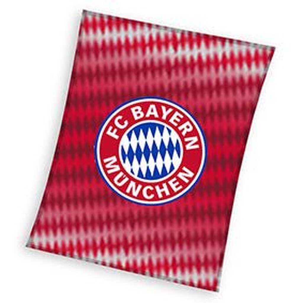 FC Bayern München fleece tæppe - 130x170 cm.