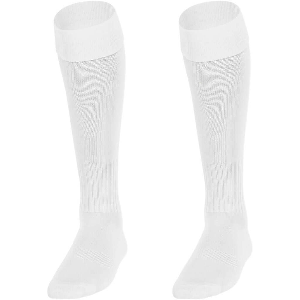 Fodboldstrømper, neutral - hvid, 27-30