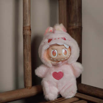 Labubu outfit  blødt dino-kostume