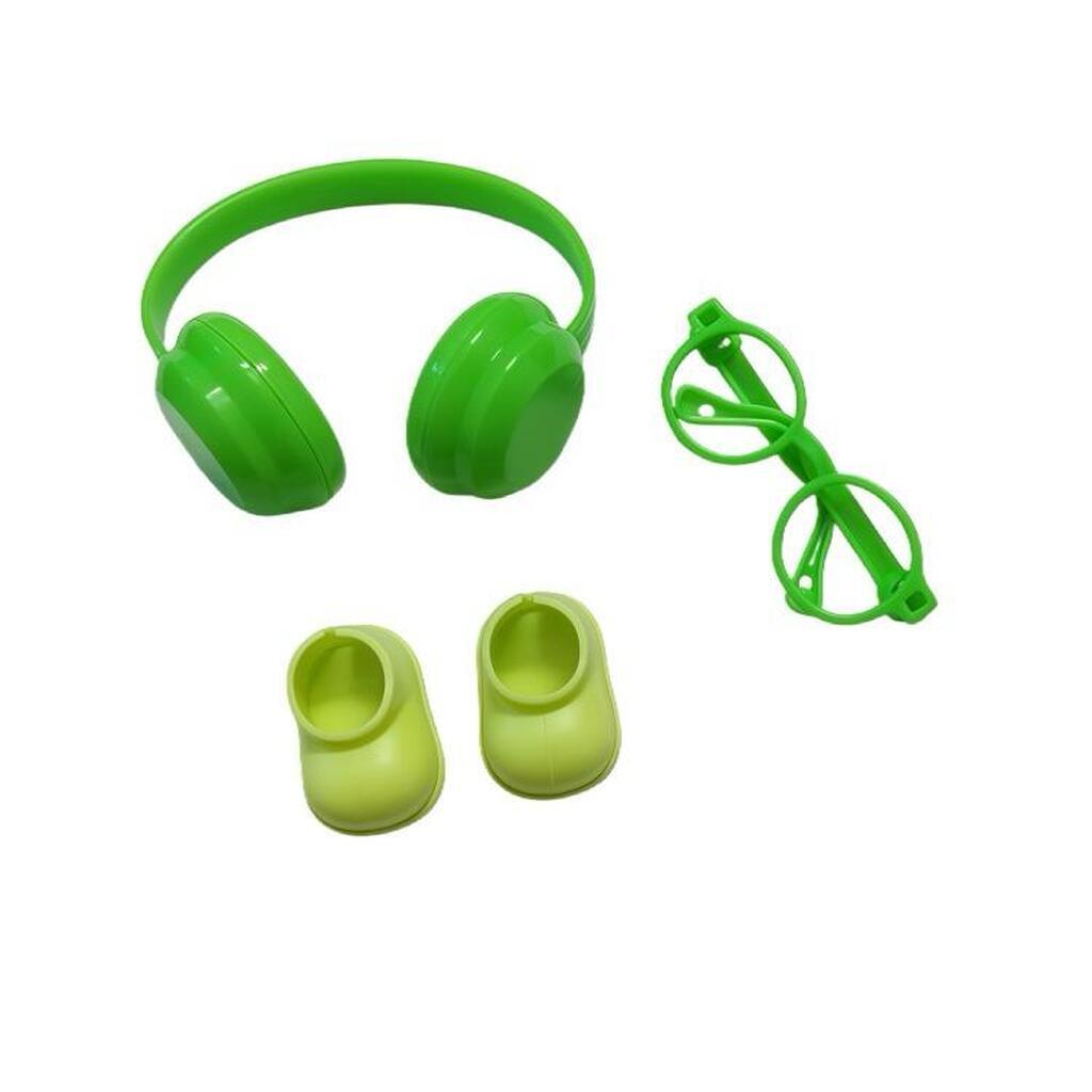 Tilbehørssæt til Labubu  hovedtelefoner, briller og sko