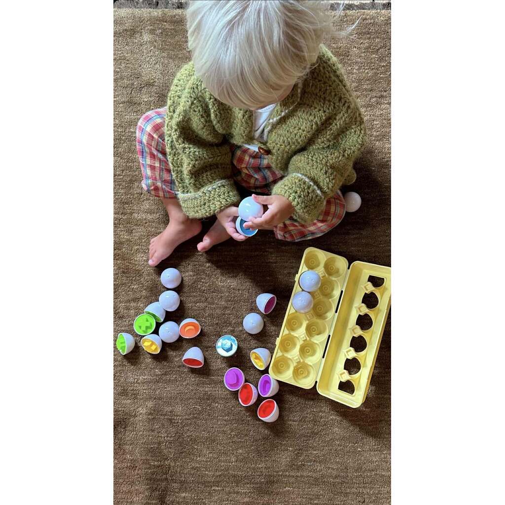 Montessori Æg-Puslespil
